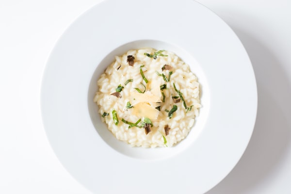 Risotto ai Funghi Porcini - risotto jamur porcini dengan parmesan Reggiano